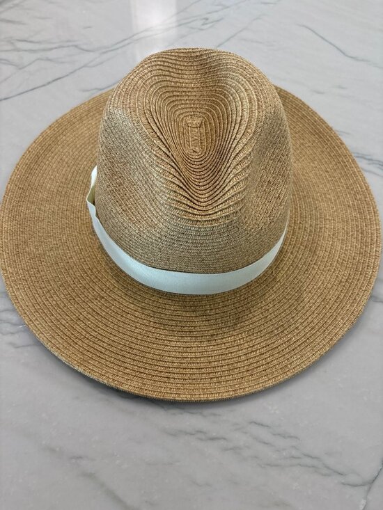Toucan Hats Exclusive Ivory Wide Brim Sun Hat in Ivory New Womens Beach Garden main image 6